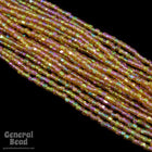 9/0 Transparent Topaz AB 3-Cut Czech Seed Bead (10 Gm, Hank, 10 Hanks) #CSP112-General Bead