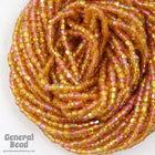 9/0 Transparent Topaz AB 3-Cut Czech Seed Bead (10 Gm, Hank, 10 Hanks) #CSP112-General Bead