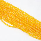 12/0 Transparent Tangerine AB 3-Cut Czech Seed Bead (10 Hanks) Preciosa #81060