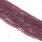 9/0 Transparent Amethyst 3-Cut Czech Seed Bead (10 Hanks) Preciosa #20010