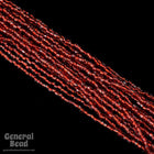 12/0 Silver Lined Brick Red 3-Cut Czech Seed Bead (5 Gm, Hank, 10 Hanks) #CSR002-General Bead