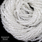 12/0 Luster Transparent Crystal 3-Cut Czech Seed Bead (5 Gm, Hank, 10 Hanks) #CSR007-General Bead
