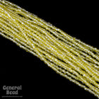 12/0 Luster Transparent Yellow 3-Cut Czech Seed Bead (5 Gm, Hank, 10 Hanks) #CSR011-General Bead