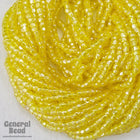 12/0 Luster Transparent Yellow 3-Cut Czech Seed Bead (5 Gm, Hank, 10 Hanks) #CSR011-General Bead