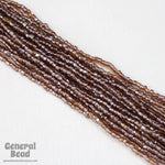 12/0 Luster Transparent Dark Goldenrod 3-Cut Czech Seed Bead (5 Gm, Hank, 10 Hank) #CSR013-General Bead