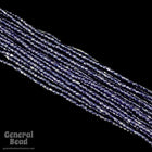 12/0 Luster Transparent Cobalt 3-Cut Czech Seed Bead (5 Gm, Hank, 10 Hanks) #CSR015-General Bead