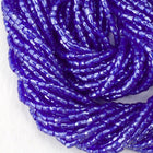 9/0 Luster Transparent Cobalt 3-Cut Czech Seed Bead (10 Hanks) Preciosa #36100