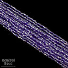 12/0 Luster Transparent Montana 3-Cut Czech Seed Bead (5 Gm, Hank, 10 Hanks) #CSR042-General Bead