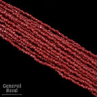12/0 Opaque Brick Red 3-Cut Czech Seed Bead (5 Gm, Hank, 10 Hanks) #CSR043-General Bead