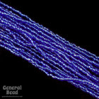 12/0 Silver Lined Sapphire 3-Cut Czech Seed Bead (5 Gm, Hank, 10 Hanks) #CSR046-General Bead