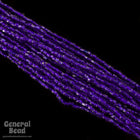 12/0 Silver Lined Cobalt 3-Cut Czech Seed Bead (5 Gm, Hank, 10 Hanks) #CSR055-General Bead