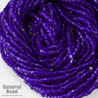 12/0 Silver Lined Cobalt 3-Cut Czech Seed Bead (5 Gm, Hank, 10 Hanks) #CSR055-General Bead