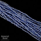 12/0 Silver Lined Light Sapphire 3-Cut Czech Seed Bead (5 Gm, Hank, 10 Hanks) #CSR056-General Bead