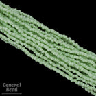 12/0 Opaque Lime 3-Cut Czech Seed Bead (5 Gm, Hank, 10 Hanks) #CSR057-General Bead