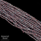 12/0 Mauve Lined Light Sapphire 3-Cut Czech Seed Bead (5 Gm, Hank, 10 Hanks) #CSR066-General Bead