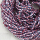12/0 Mauve Lined Light Sapphire 3-Cut Czech Seed Bead (10 Hanks) Preciosa #BL248