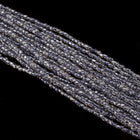 9/0 Black Lined Crystal 3-Cut Czech Seed Bead (10 Gm, Hank, 10 Hanks) #CSP042-General Bead