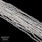 12/0 Silver Lined Crystal 3-Cut Czech Seed Bead (5 Gm, Hank, 10 Hanks) #CSR093-General Bead