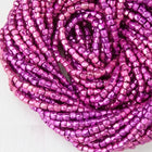 9/0 Metallic Lavender 3-Cut Czech Seed Bead (10 Hanks) Preciosa #18528