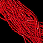 13/0 Chinese Red Charlotte Cut Seed Bead-General Bead