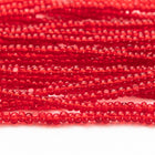 13/0 Transparent Ruby Charlotte Cut Seed Bead (Hank) #CSS014