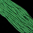 13/0 Pea Green Charlotte Cut Seed Bead-General Bead