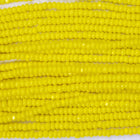 11/0 Opaque Dark Yellow Charlotte Cut Seed Bead (1/2 Kilo) Preciosa #83130