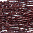 11/0 Charcoal Brown Charlotte Cut Seed Bead (1/2 Kilo) Preciosa #13780