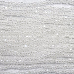 13/0 Luster White Charlotte Cut Seed Bead-General Bead