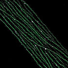 11/0 Transparent Evergreen Charlotte Cut Seed Bead (1/2 Kilo) Preciosa #50150