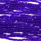 13/0 Transparent Cobalt Charlotte Cut Seed Bead-General Bead