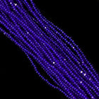 11/0 Transparent Cobalt Charlotte Cut Seed Bead (1/2 Kilo) Preciosa #30100