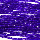 11/0 Transparent Cobalt Charlotte Cut Seed Bead (1/2 Kilo) Preciosa #30100