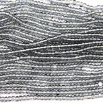 13/0 Transparent Grey Charlotte Cut Seed Bead-General Bead