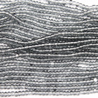 11/0 Transparent Gray Charlotte Cut Seed Bead (1/2 Kilo) Preciosa #40010