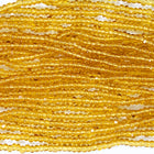 11/0 Transparent Topaz Charlotte Cut Seed Bead (1/2 Kilo) Preciosa #10070