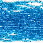 13/0 Transparent Aqua Charlotte Cut Seed Bead-General Bead