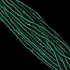 11/0 Transparent Blue Zircon Charlotte Cut Seed Bead (1/2 Kilo) Preciosa #50710