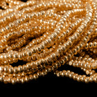 11/0 Metallic Light Gold Charlotte Cut Seed Bead (1/2 Kilo) Preciosa #18304