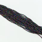13/0 Metallic Purple Iris Charlotte Cut Seed Bead (Hank) #CSS043-General Bead