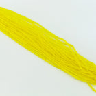 13/0 Transparent Yellow Charlotte Cut Seed Bead (Hank) #CSS052-General Bead