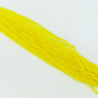 11/0 Transparent Yellow Charlotte Cut Seed Bead (1/2 Kilo) Preciosa #80010