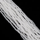 11/0 Transparent Alabaster Charlotte Cut Seed Bead (1/2 Kilo) Preciosa #02090