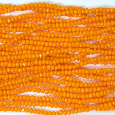 13/0 Tangerine Charlotte Cut Seed Bead-General Bead