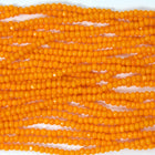 11/0 Opaque Pumpkin Charlotte Cut Seed Bead (1/2 Kilo) Preciosa #93110