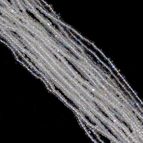 13/0 Transparent Crystal AB Charlotte Cut Seed Bead-General Bead