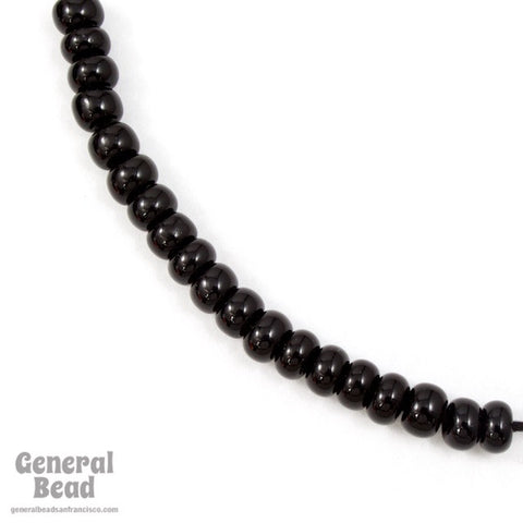 1/0 Opaque Black Czech Seed Bead (40 Gm) #CST001-General Bead