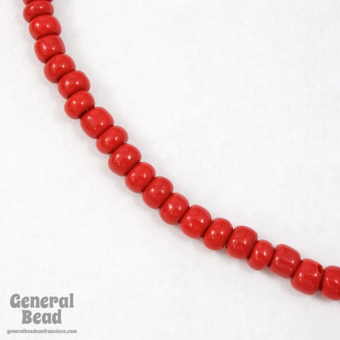 1/0 Opaque Red Czech Seed Bead (40 Gram) #CST004-General Bead