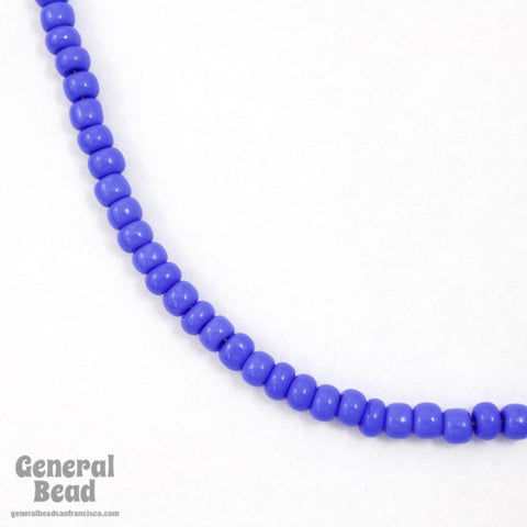 4/0 Opaque Medium Blue Czech Seed Bead-General Bead