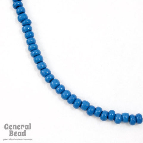 4/0 Opaque Slate Blue Czech Seed Bead-General Bead